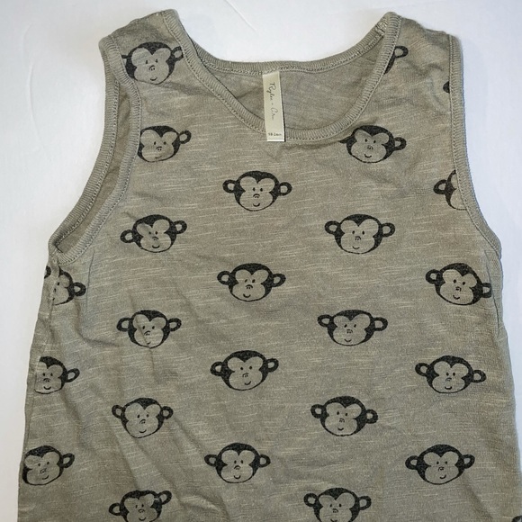 Rylee & Cru Monkey Shorties Romper - Picture 2 of 4